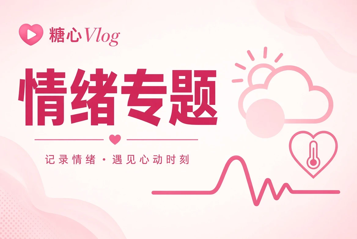 糖心Vlog心情笺日常情绪主题