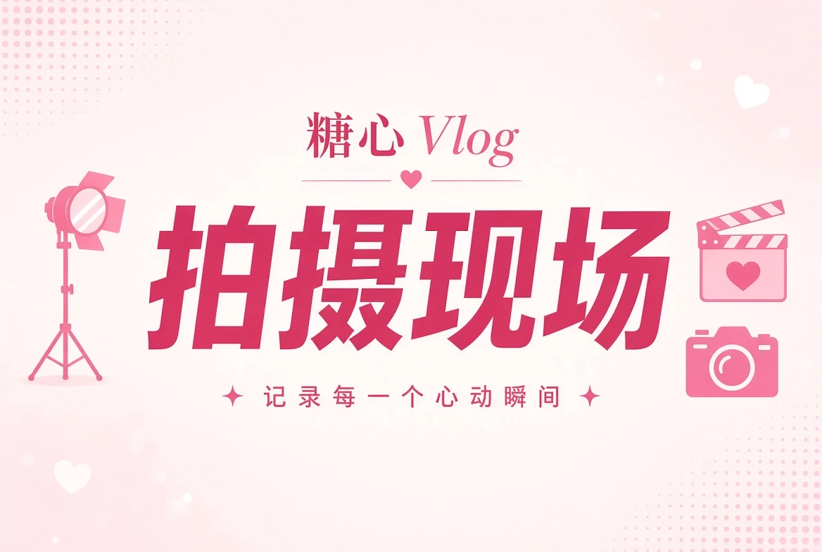 糖心Vlog片场簿拍摄现场观察